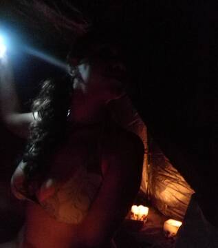 sulla spiaggia..in tenda